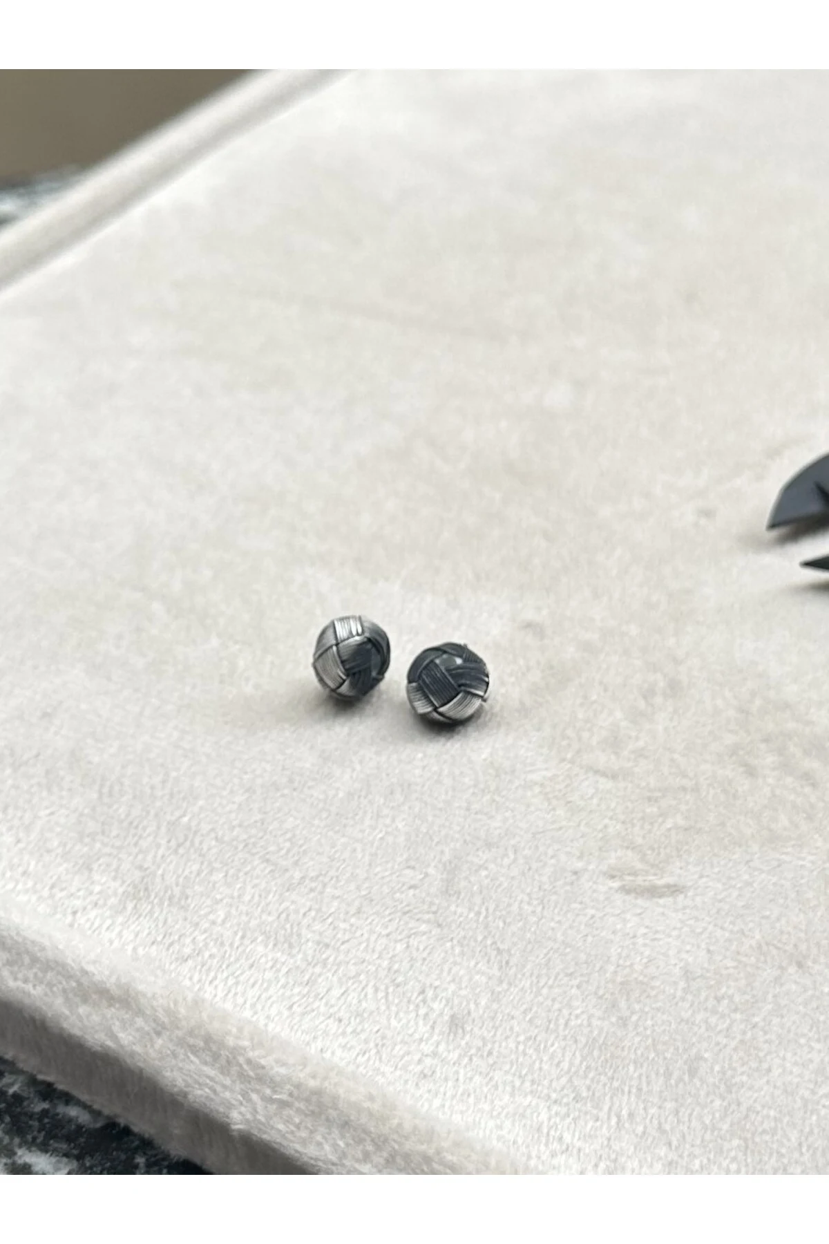 Tesbih Malzemesi Gümüş Kazaziye El Örmesi Büyük Boy 8 X 10,3 MM Kazaz Top 2 ADET