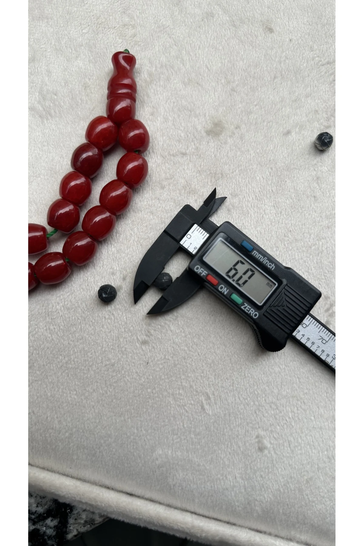 Tesbih Malzemesi Gümüş Kazaziye El Örmesi 6X7 MM Kazaz Top 2 ADET Küçük Boy
